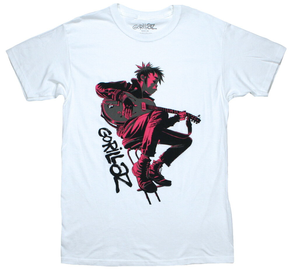 Rakuten - Gorillaz / The Now Now Tee 2 (White) - ゴリラズ Tシャツ