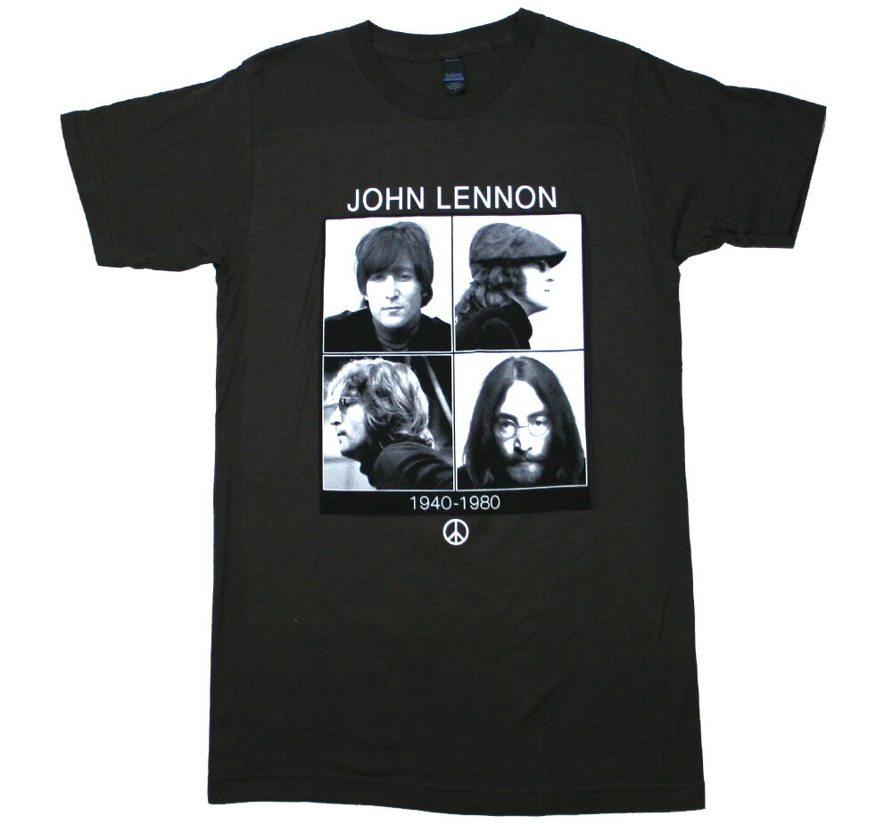 John Lennon / 1940-1980 Tee (Charcoal) - WEm TVc