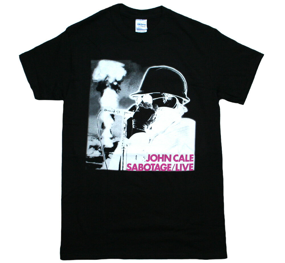 John Cale / Sabotage/Live Tee (Black) - WEPC TVc