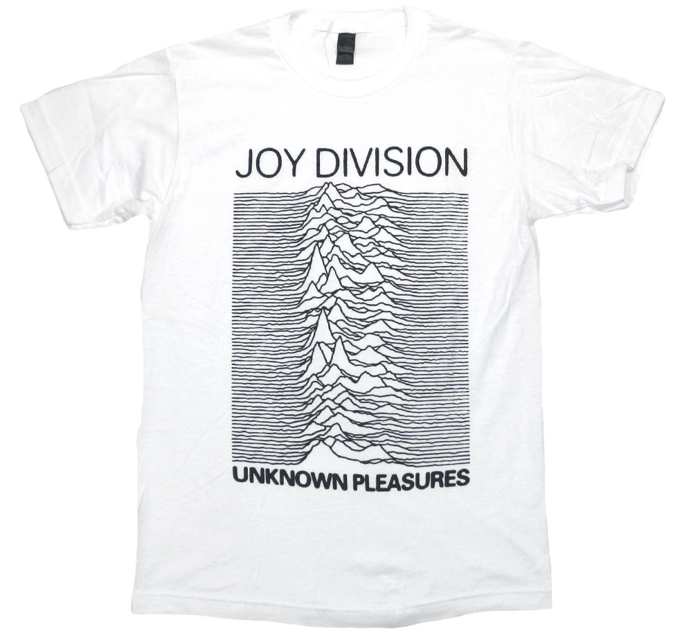 Joy Division / Unknown Pleasures Tee 3 (White) - ジョイ ディヴィジョン Tシャツ