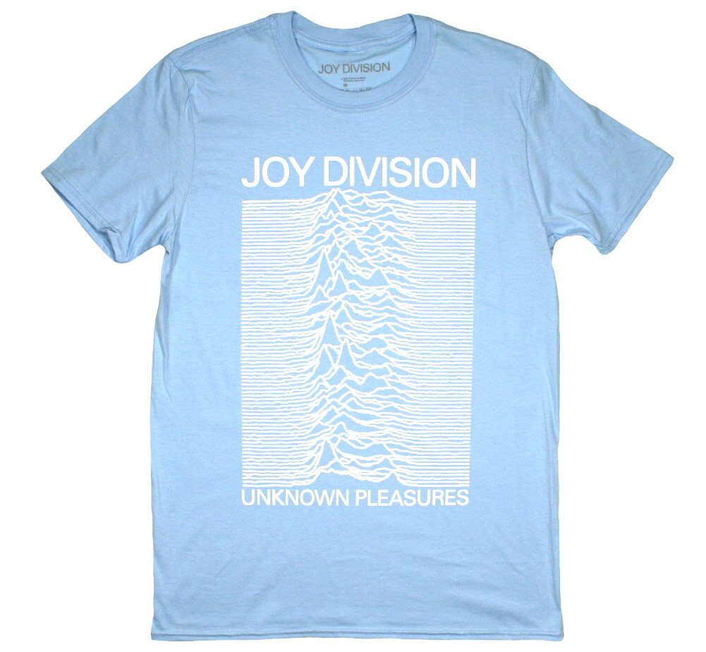 Joy Division / Unknown Pleasures Tee 6 (Light Blue) - ジョイ ディヴィジョン Tシャツ