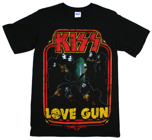 Rakuten - Kiss / Love Gun Tee (Black) - キッス Tシャツ
