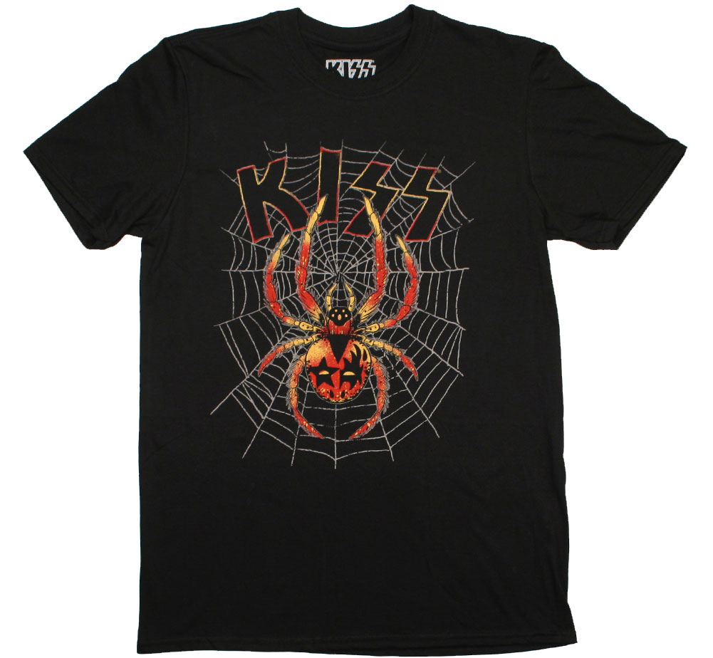 Kiss / Spider Tee (Black) - キッス Tシャツ