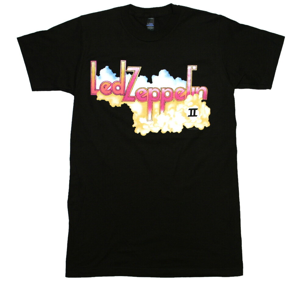 楽天LuryLed Zeppelin / Led Zeppelin II Logo Tee （Black） - レッド・ツェッペリン Tシャツ