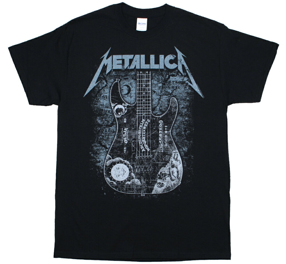 Metallica / Kirk Hammett's Guitar Tee (Black) - メタリカ Tシャツ / カーク・ハメットTシャツ