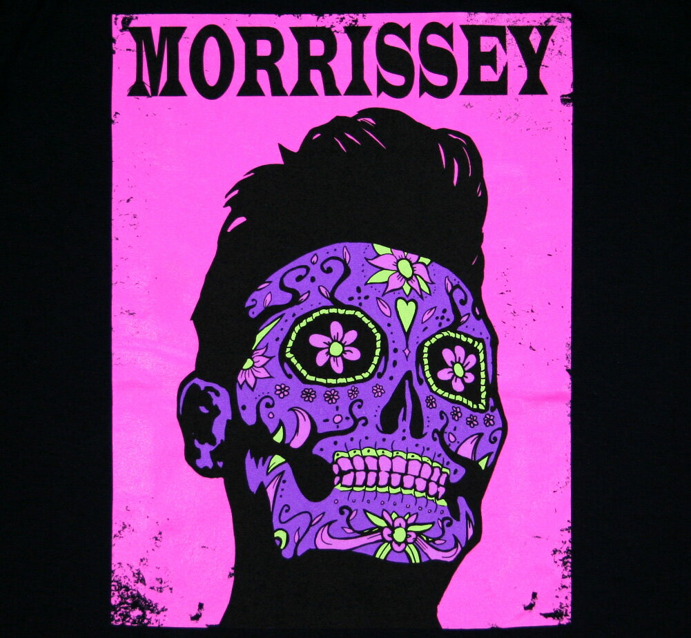 Morrissey / Calavera Tee (Black) - モリッシー Tシャツ (ザ・スミス)