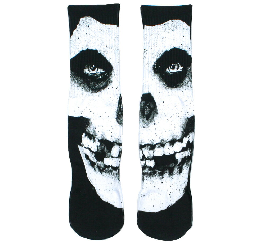 Misfits / Crimson Ghost Tube Socks 1 (Black) - ミスフィッツ ソックス