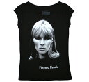 The Velvet Underground ＆ Nico / Femme Fatale Cut Tee (Vintage Black) (Womens) - ヴェルヴェット アンダーグラウンド ＆ ニコ Tシャツ