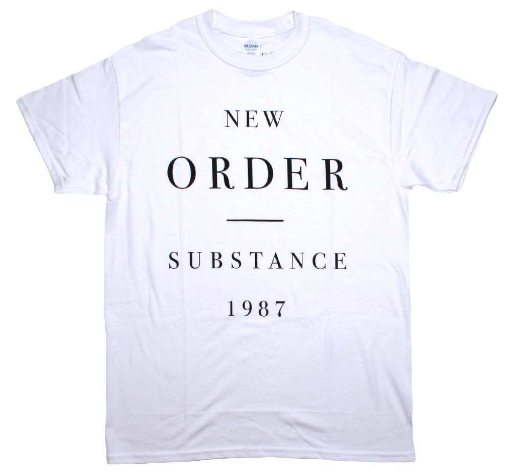 New Order / Substance 1987 Tee (White) - ニュー オーダー Tシャツ