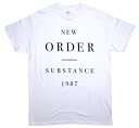 New Order / Substance 1987 Tee (White) - ニュー オーダー Tシャツ