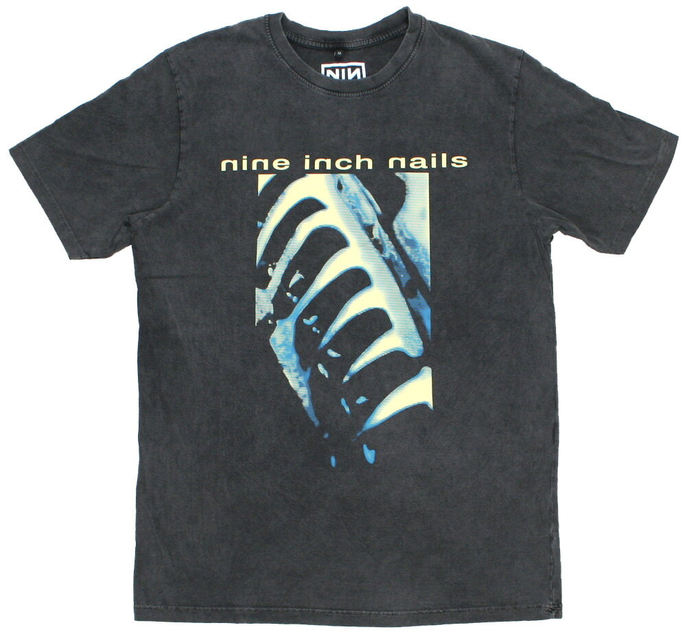 Nine Inch Nails / Pretty Hate Machine Stone Wash Tee 5 (Charcoal Grey) - ナイン・インチ・ネイル..