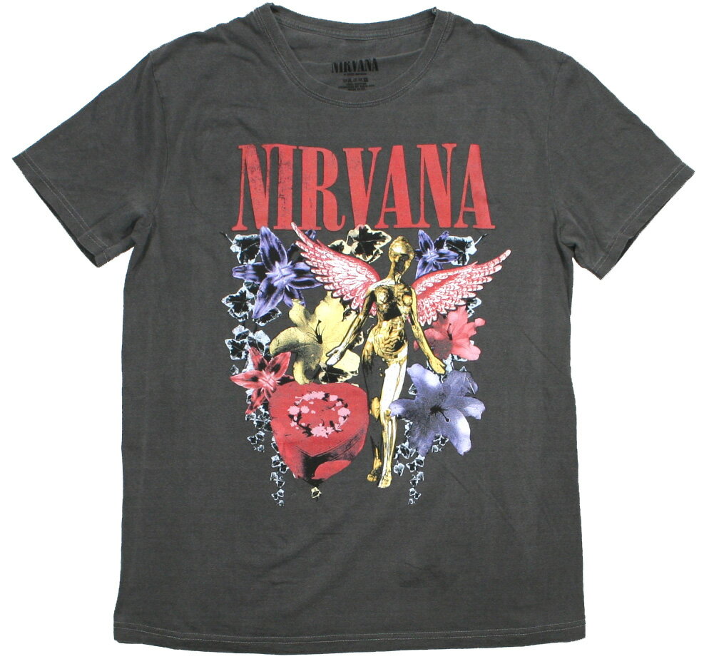 楽天市場】nirvana tシャツ(カラーグレー)(メンズ 楽天市場】nirvana tシャツ(カラーグレー)(メンズ
