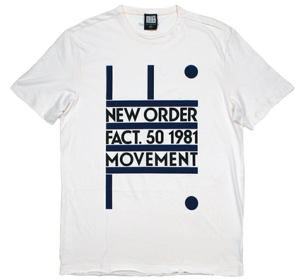 [Amplified] New Order / Movement Tee (Vintage White) - [アンプリファイド] ニュー・オーダー Tシャツ