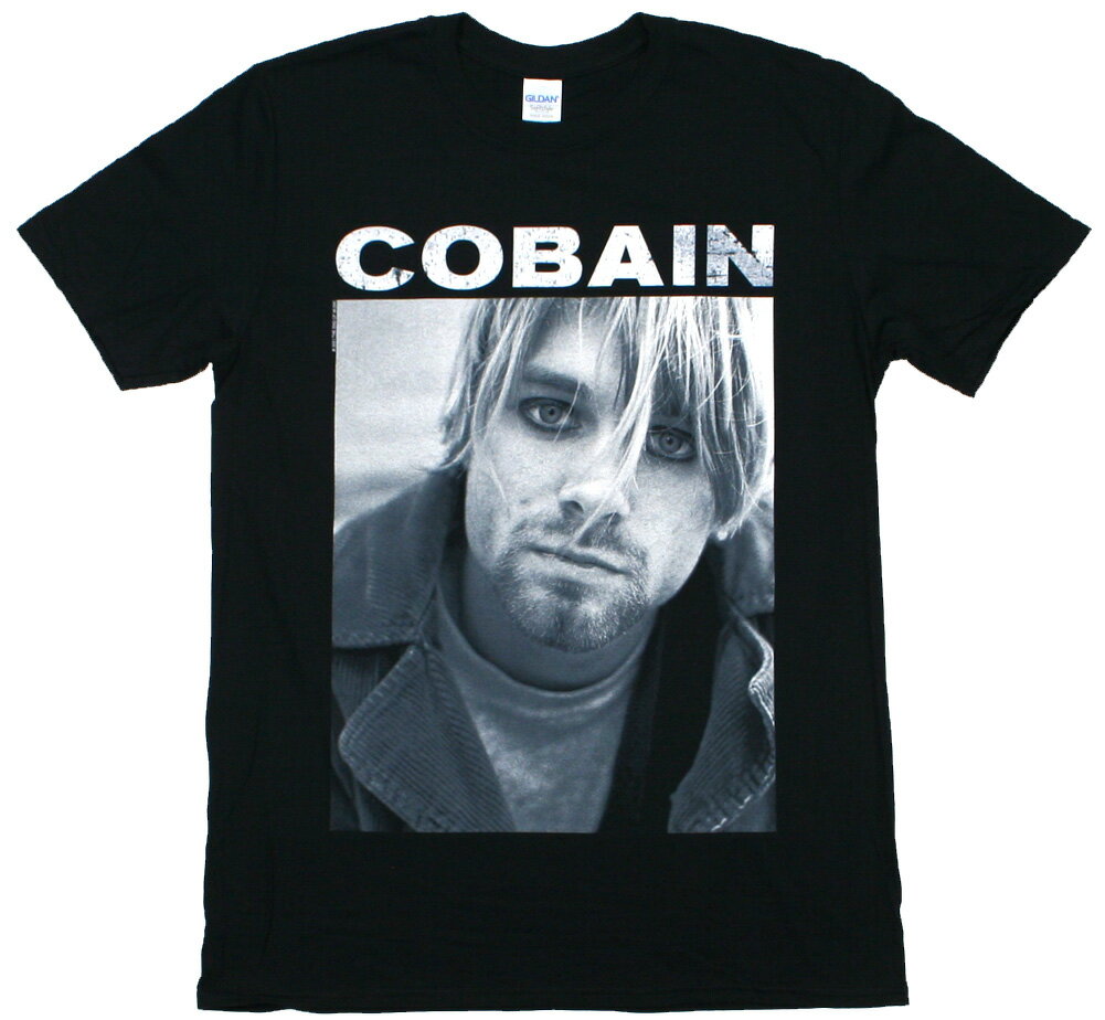 Nirvana / Kurt Cobain Portrait by Martyn Goodacre Tee (Black) - ニルヴァーナ Tシャツ / カート・コバーン Tシャツ