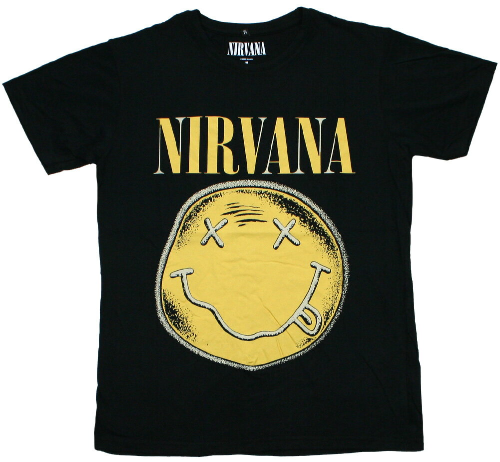 Rakuten - Nirvana / Smile Tee 21 (Black) [Premium Carbon] - ニルヴァーナ Tシャツ