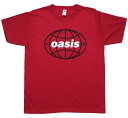 Oasis / 1998 World Tour - South America Tee 1 (Red) - オアシス Tシャツ