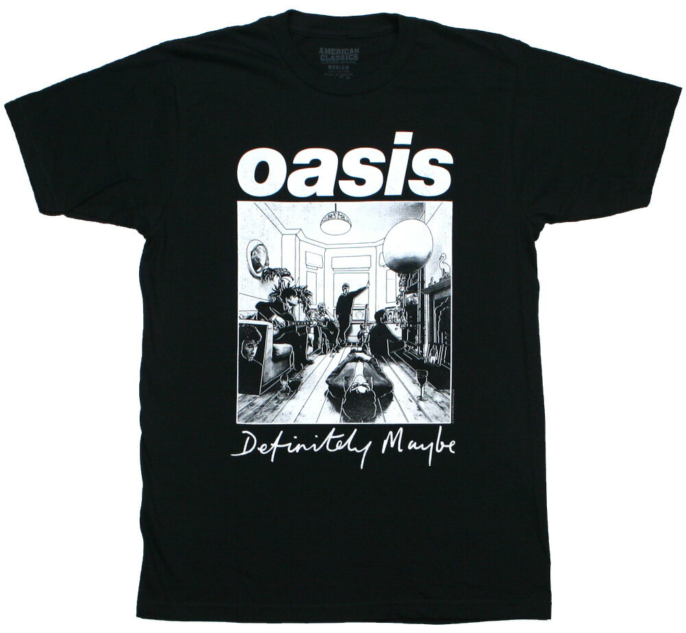 Rakuten - Oasis / Definitely Maybe Tee 14 (Black) - オアシス Tシャツ