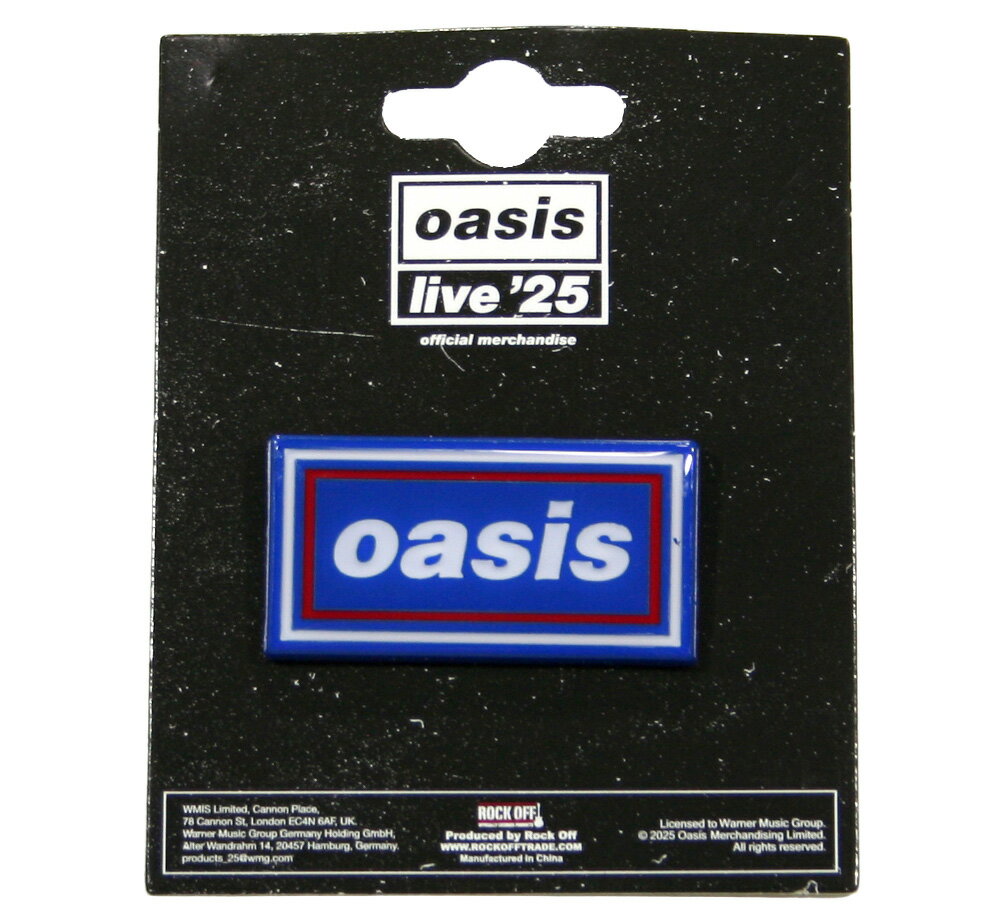 Rakuten - Oasis / Live '25 Decca Logo Pin Badge - オアシス ピンバッジ