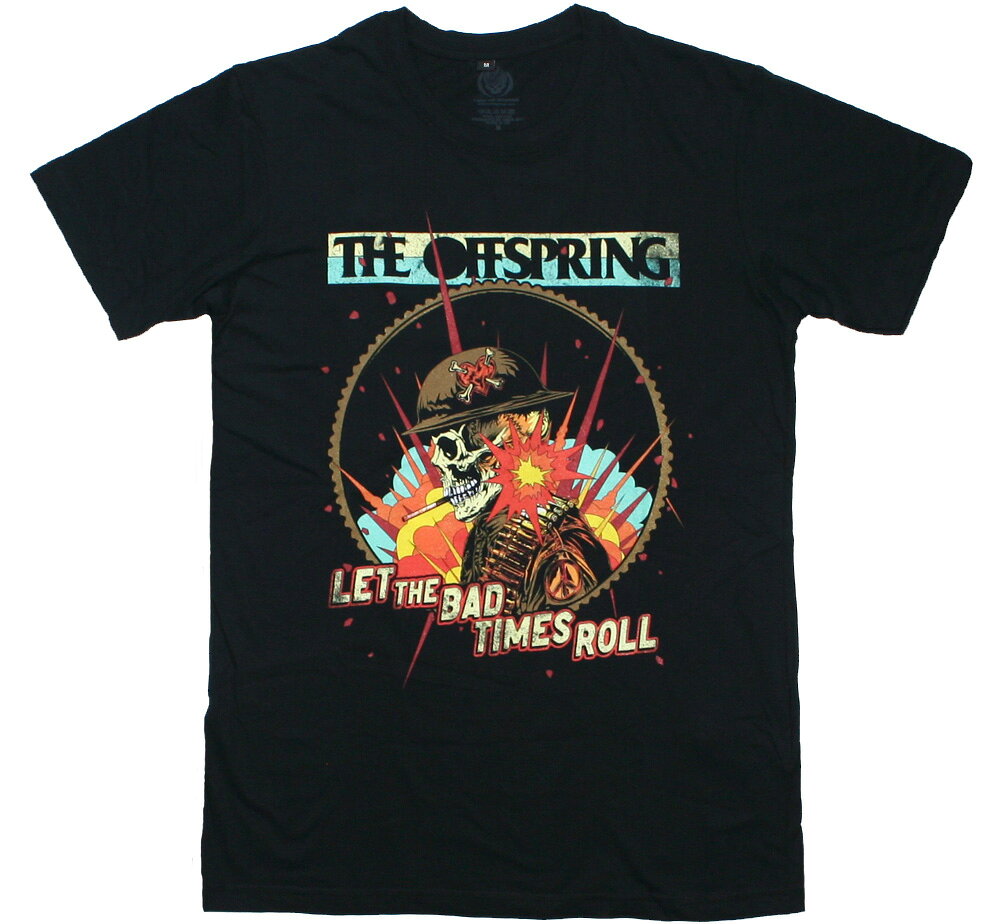 The Offspring / Let the Bad Times Roll Tee 2 (Black)  - オフスプリング Tシャツ プレミアム・カーボン