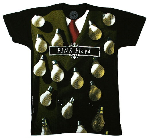 Pink Floyd / Light Bulb Suit Tee (Black) - sNEtCh TVc