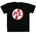 Public Image Ltd / PiL Logo Tee 4 (Black) - パブリック イメージ リミテッド Tシャツ