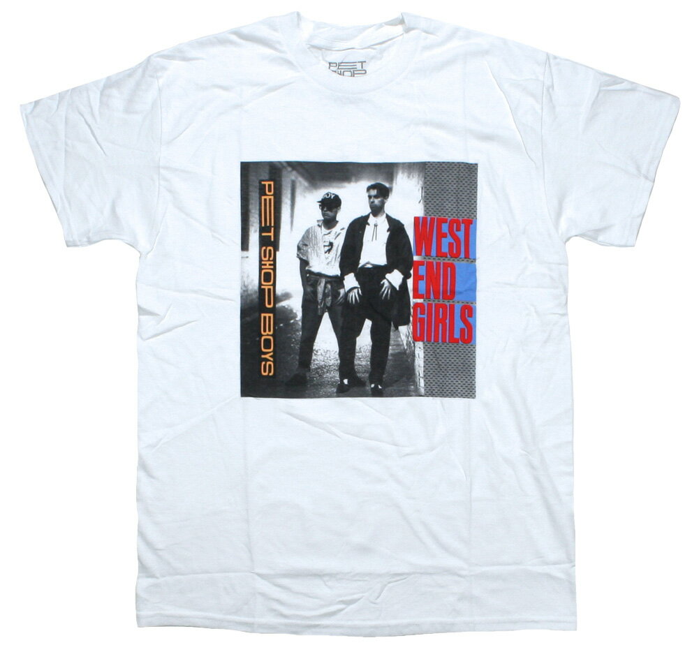 Pet Shop Boys / West End Girls Tee (White) - ペット・ショップ・ボーイズ Tシャツ
