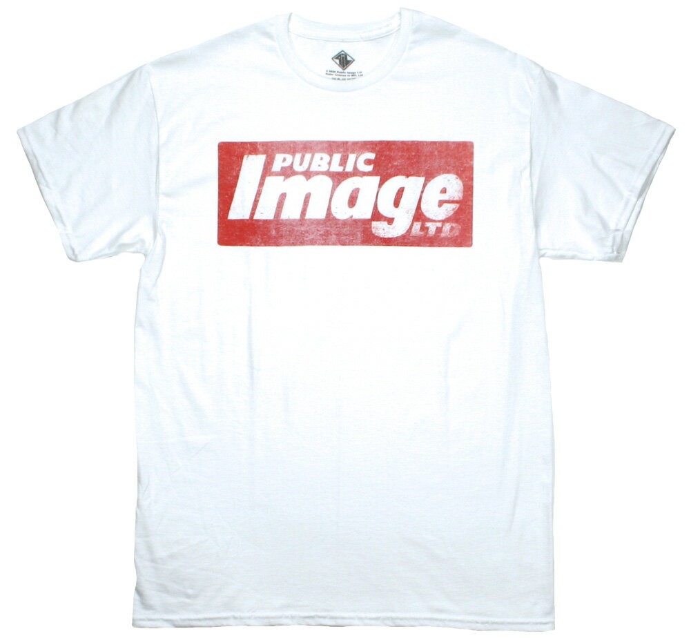 Rakuten - Public Image Ltd / News Logo Tee (White) - パブリック・イメージ・リミテッド Tシャツ