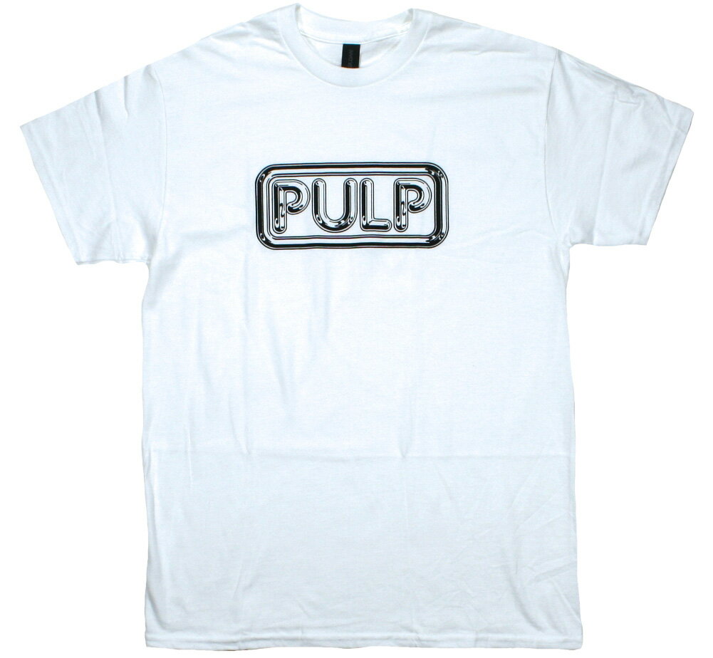 Pulp / Typography Tee 3 (White) - パルプ Tシャツ