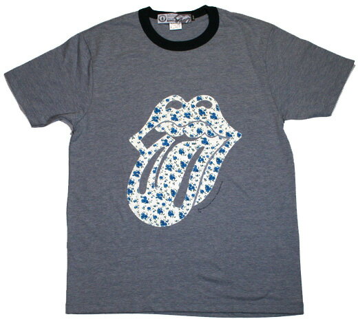 Rakuten - The Rolling Stones / Patch Flower Tee (Navy) - ザ・ローリング・ストーンズ Tシャツ
