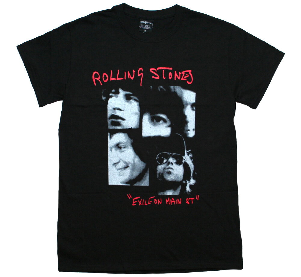 The Rolling Stones / Exile on Main St. Tee 2 (Black) - ザ ローリング ストーンズ Tシャツ