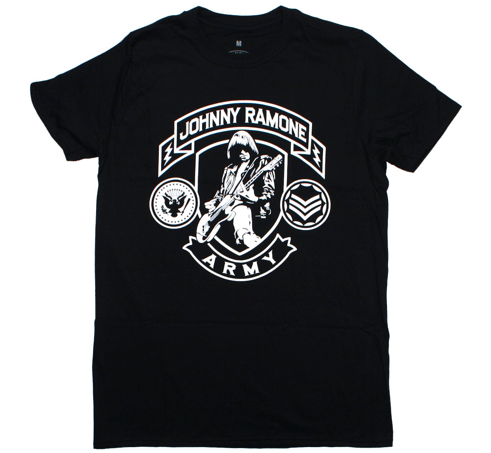 Johnny Ramone / Johnny Ramone Army Tee (Black) - ジョニー・ラモーン Tシャツ