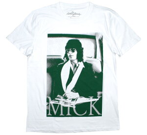 The Rolling Stones / Mick Jagger Photo Tee 1 (White) - ザ・ローリング・ストーンズ Tシャツ ミック・ジャガー Tシャツ