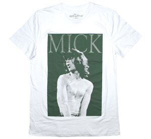 The Rolling Stones / Mick Jagger Photo Tee 2 (White) - ザ・ローリング・ストーンズ Tシャツ ミック・ジャガー Tシャツ