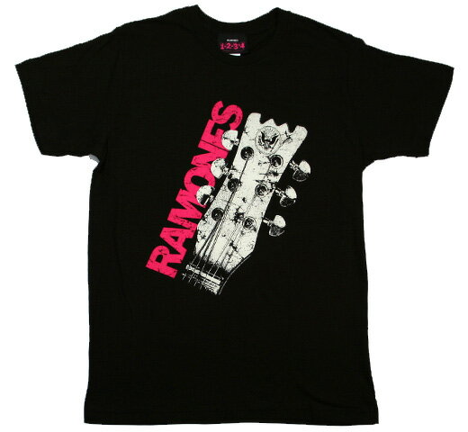 Ramones / Mosrite Headstock Tee (Black) - [Y TVc