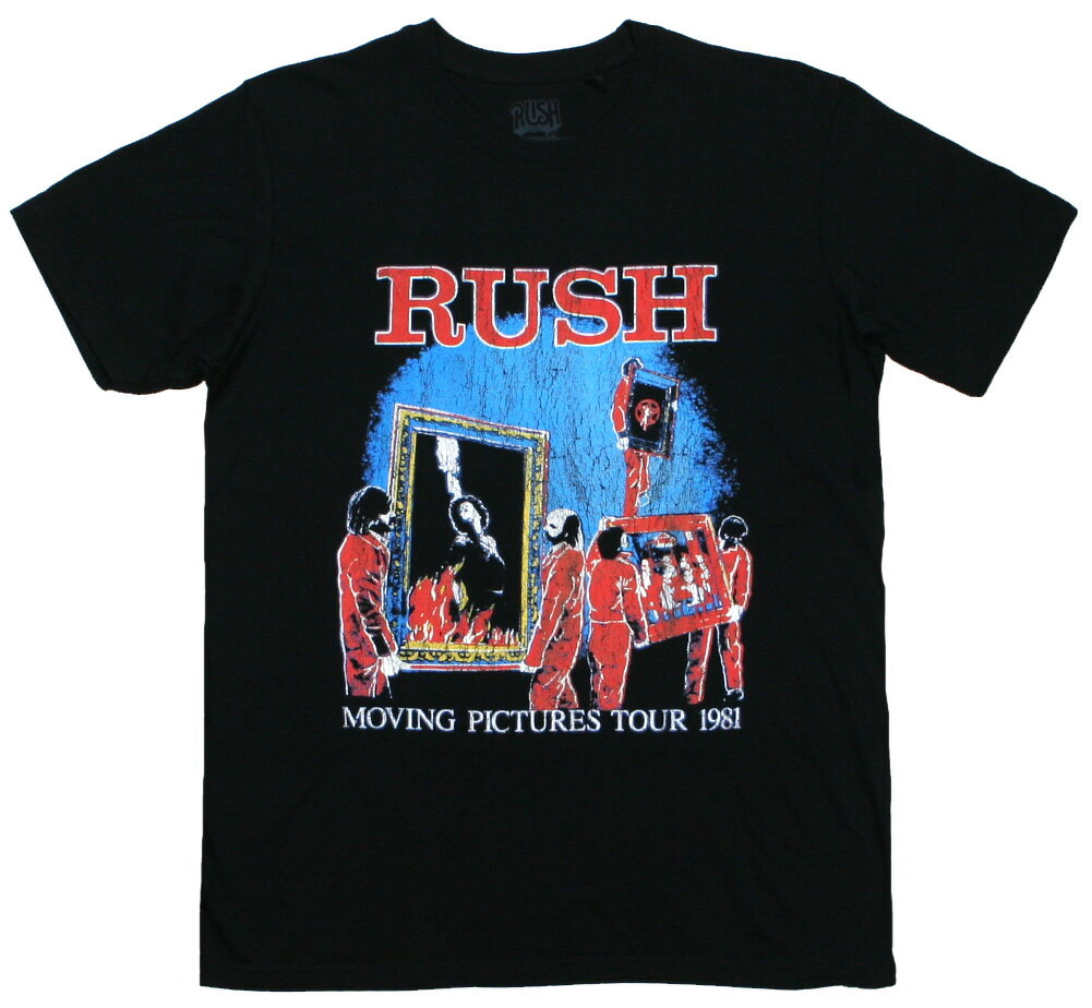 Rakuten - Rush / Moving Pictures Tour 1981 Tee (Black) - ラッシュ Tシャツ