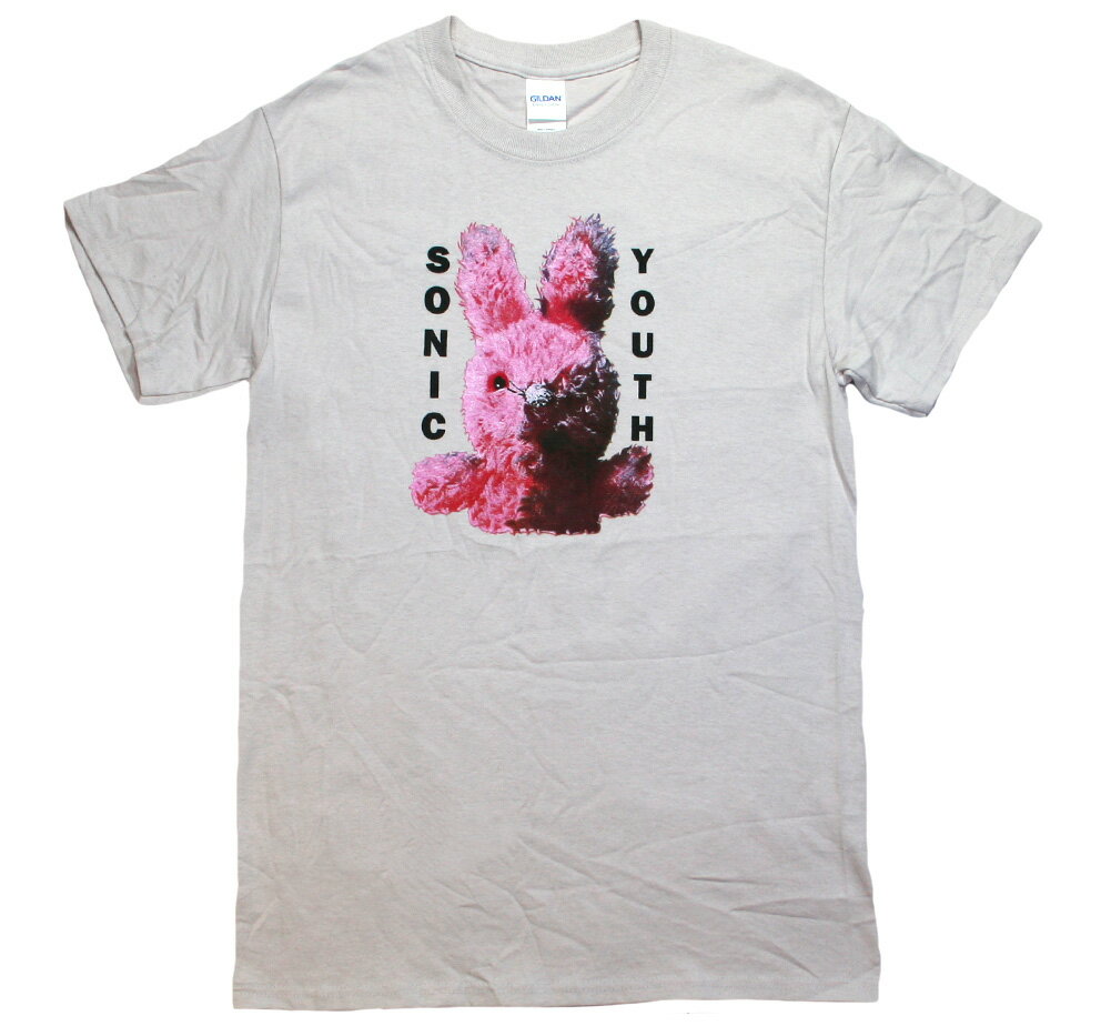 Sonic Youth / Dirty Bunny Tee (Grey) - ソニック ユース Tシャツ