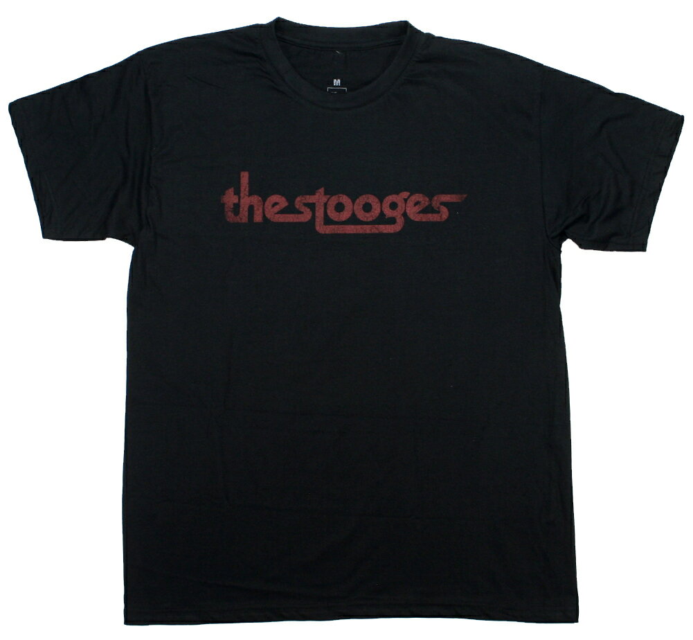 The Stooges / Vintage Logo Tee (Black) - ザ ストゥージズ Tシャツ