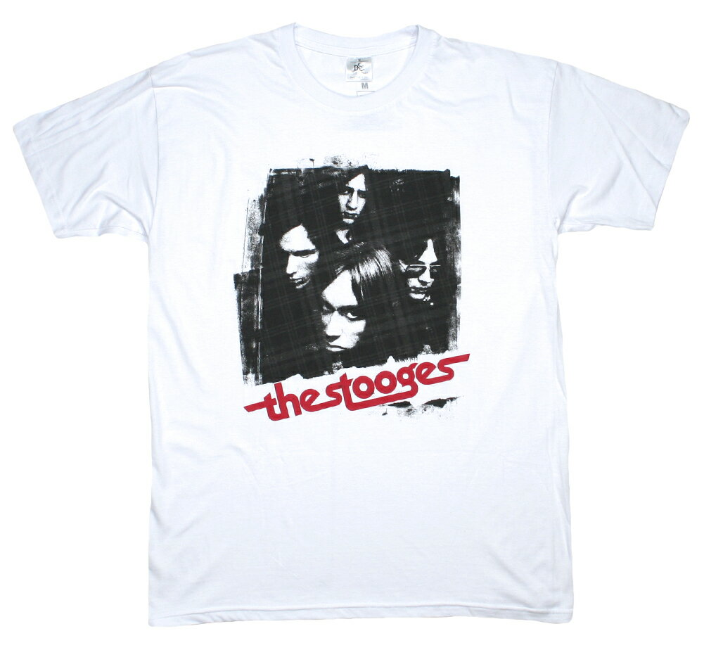 The Stooges / Band Members Tee 2 (White) - ザ ストゥージズ Tシャツ