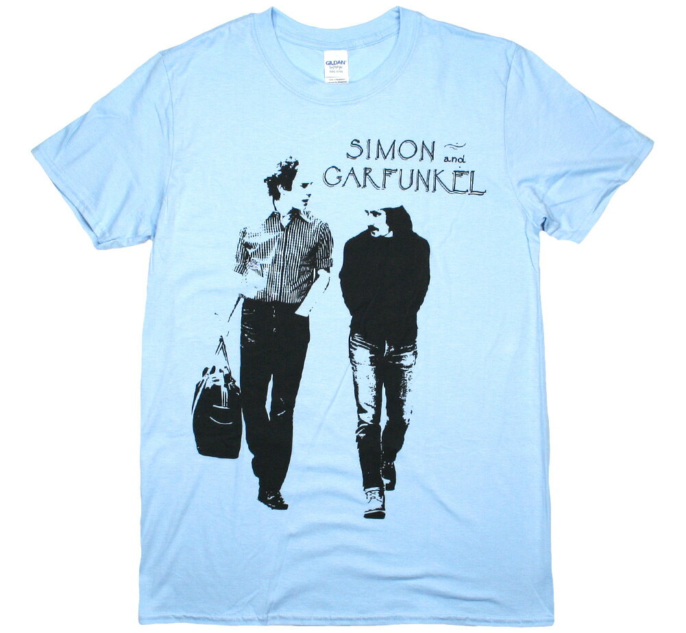 楽天LurySimon & Garfunkel / Walking Tee 2 （Light Blue） - サイモン&ガーファンクル Tシャツ