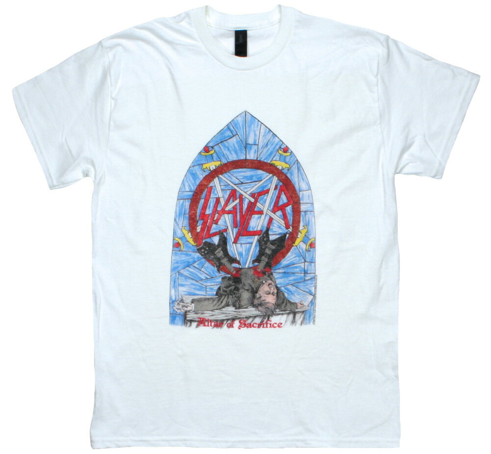 Rakuten - Slayer / Altar of Sacrifice Tee (White) - スレイヤー Tシャツ