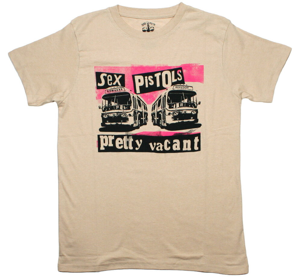 Rakuten - Sex Pistols / Pretty Vacant Tee 3 (Sand) - セックス・ピストルズ Tシャツ