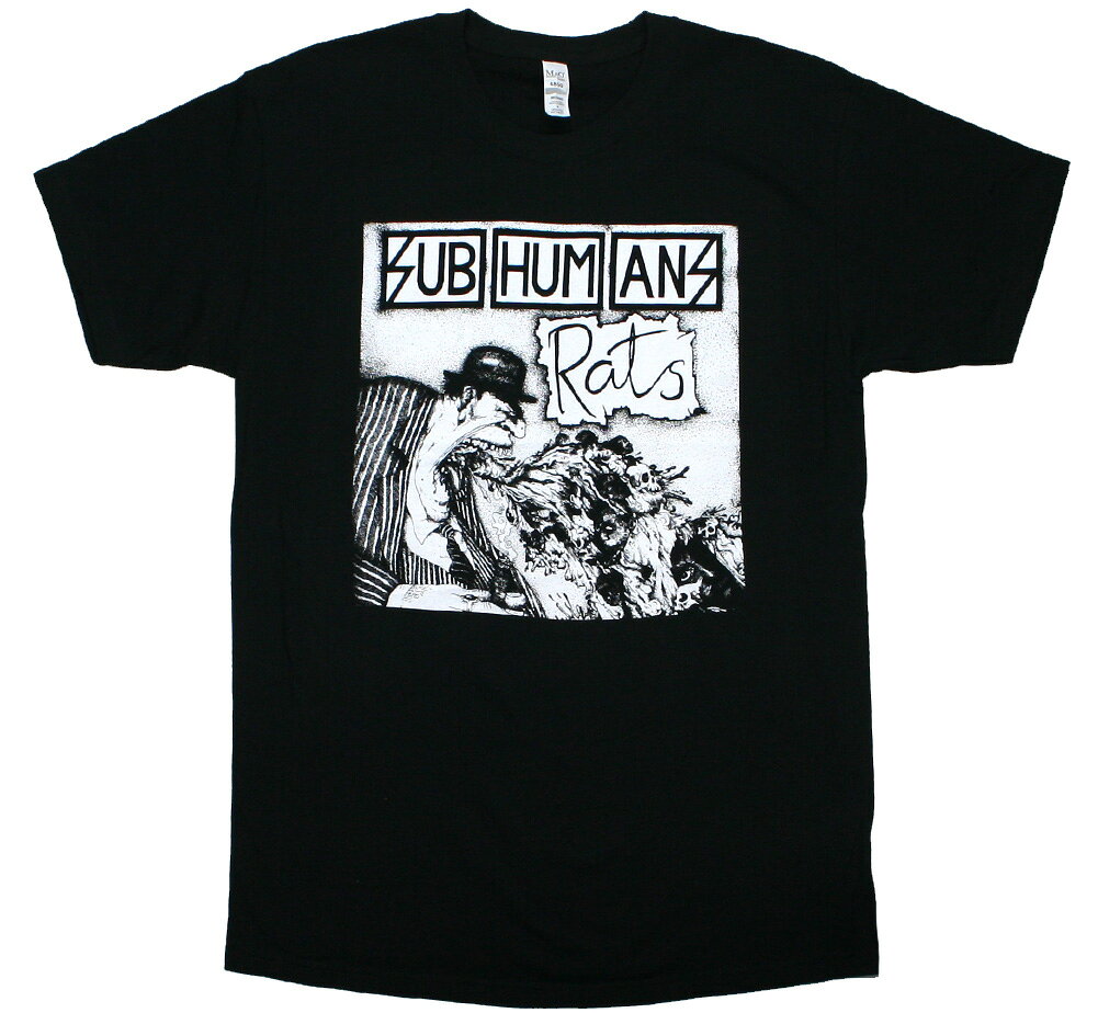 乐天商城 - Subhumans / Rats Tee (Black) - サブヒューマンズ Tシャツ