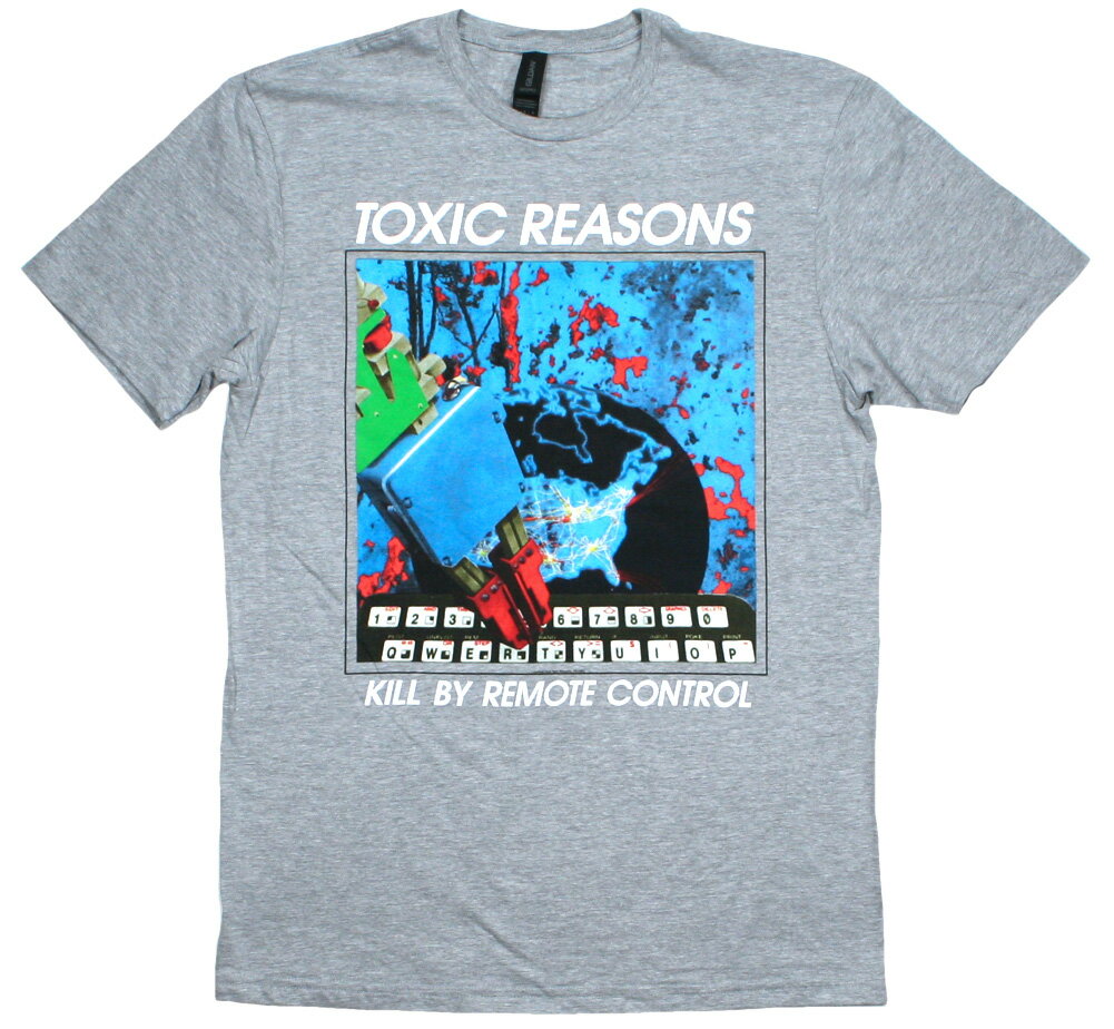 Rakuten - Toxic Reasons / Kill By Remote Control Tee (Heather Grey) - トキシック・リーズンズ Tシャツ