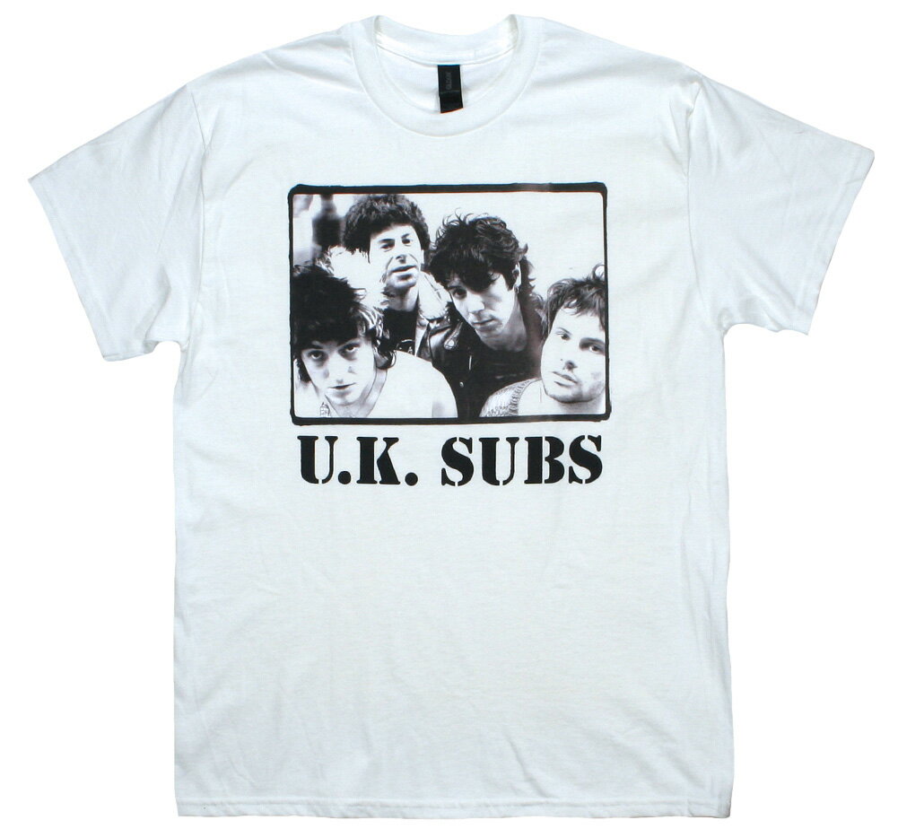 Rakuten - U.K. Subs / Endangered Photo Tee (White) - U.K.サブス Tシャツ