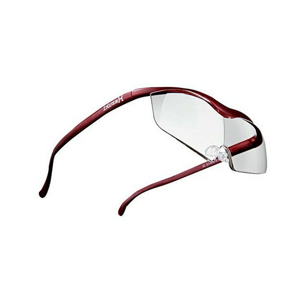 ハズキラージ 1.6倍 フレームカラー：赤 クリアレンズ[ハズキルーペ]