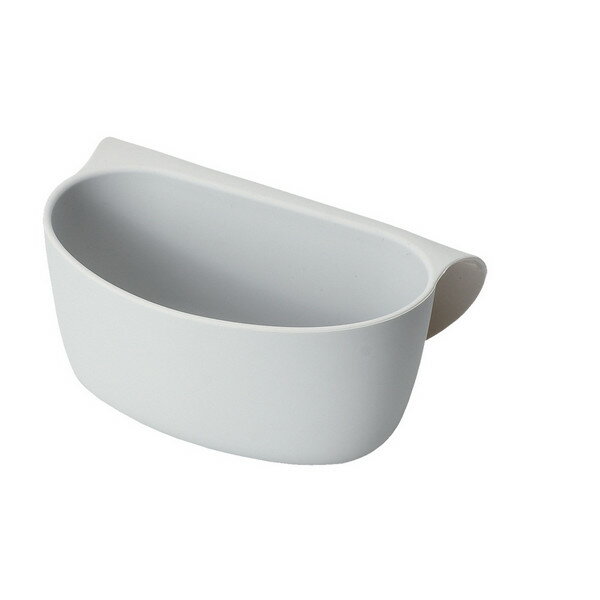 パール金属 ペタッとポケット 穴なし グレー CX-1255 [食洗器対応/熱湯対応/漂白剤使用可/PEARL]