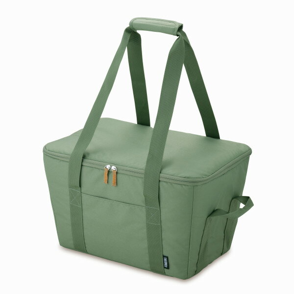☆サーモス 保冷買い物カゴ用バッグ RFG-025 KKI カーキ [25L/THERMOS]のサムネイル