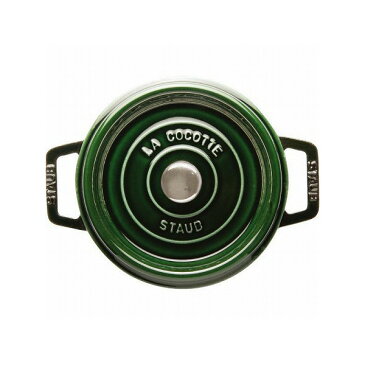 《Staub(ストウブ)》ピコ・ココット ラウンド 10cm バジルグリーン 40509-804◇対象商品3点以上同時購入で送料無料対象品◇