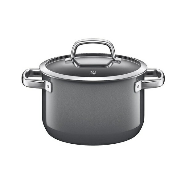 WMF フュージョンテック ミネラル ハイキャセロール 20cm PL プラチナム W0514385290 [ヴェーエムエフ/Fusiontec Mineral/Platinum/無水調理/IH対応/満水容量:3.9L]