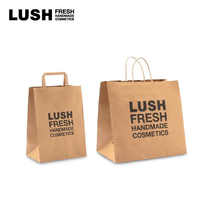 楽天LUSH公式 楽天市場店LUSH ラッシュ 公式 ショッパー 紙袋 手提げ袋 買い物袋 バッグ プレゼント用 ギフト ラッピング 手渡し お配り用